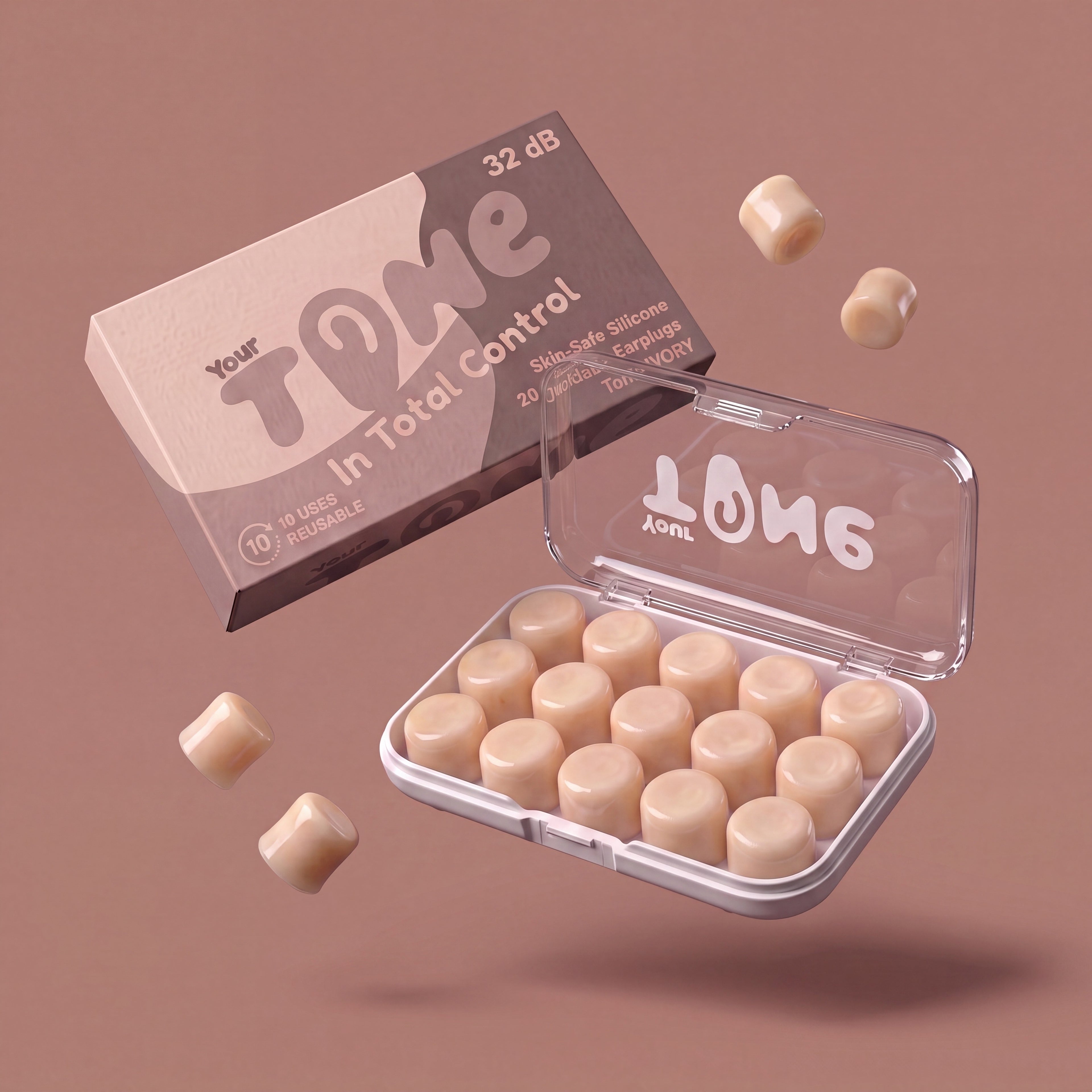Ivory Tone (20 Earplugs)