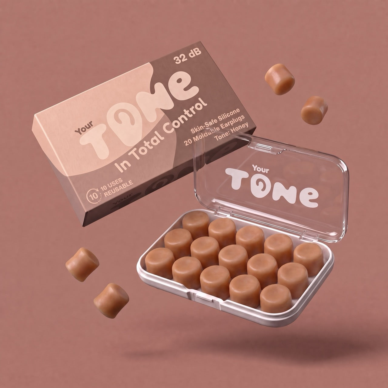 Honey Tone (20 Earplugs)
